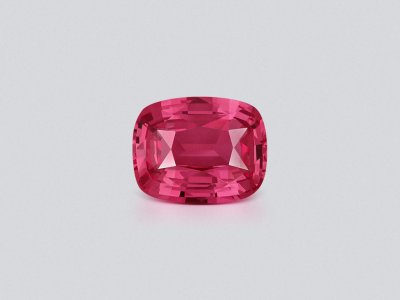 Rare top quality unheated Padparadscha sapphire in cushion cut 4.12 carats, Madagascar photo
