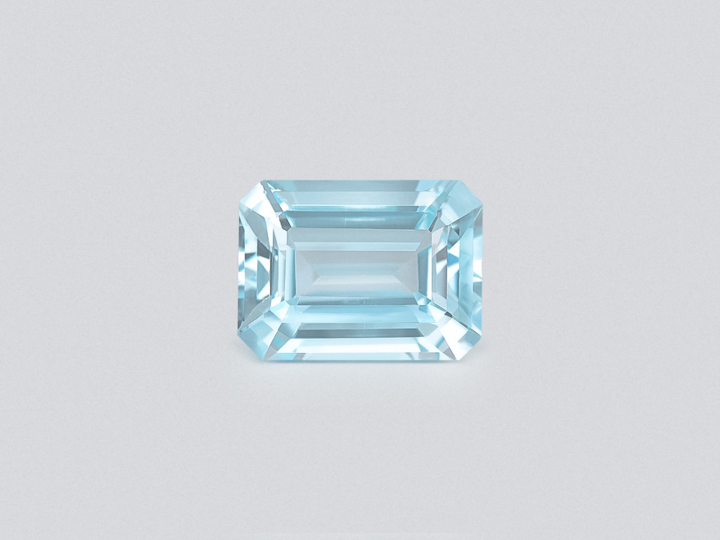 Aquamarine octagon cut 12.54 carats, Madagascar  Image №1