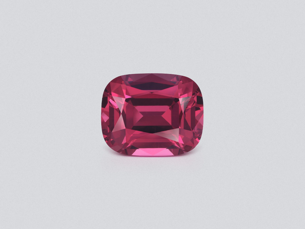 Garnet rhodolite cushion cut 7.62 carats,Tanzania Image №1