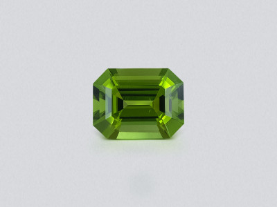 Green tourmaline octagon cut 0.86 carats, Tanzania photo
