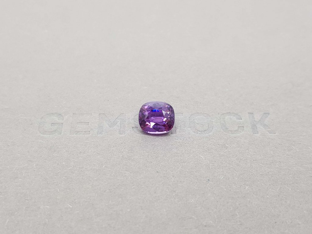 Ring with a rare natural color change sapphire 2.55 ct  in 18K white gold Image №5