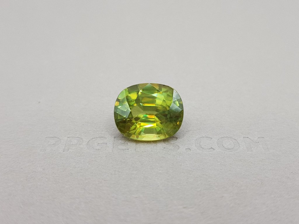 Cushion cut yellowish green sphene 7.65 ct Image №1
