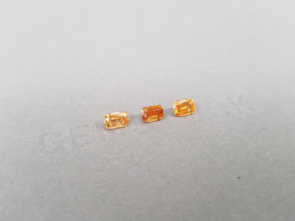 Set of spessartine garnets 1.59 ct, Kenya Image №3