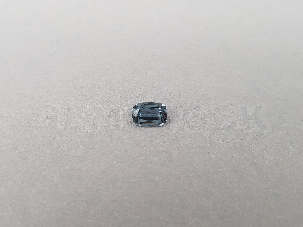 Cushion cut steel spinel 1.14 ct, Burma Image №2