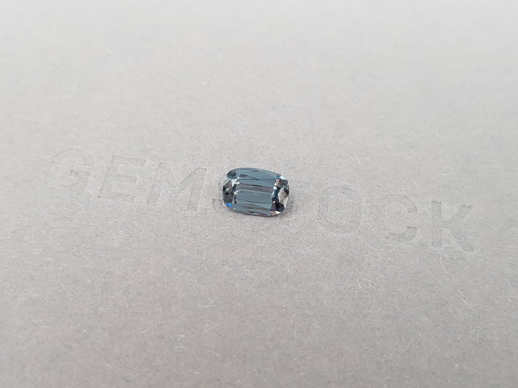 Cushion cut steel spinel 1.14 ct, Burma Image №4