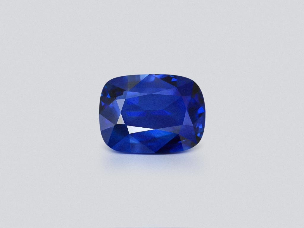 Large Royal blue sapphire in cushion cut 38.90 carats, Sri Lanka Image №1