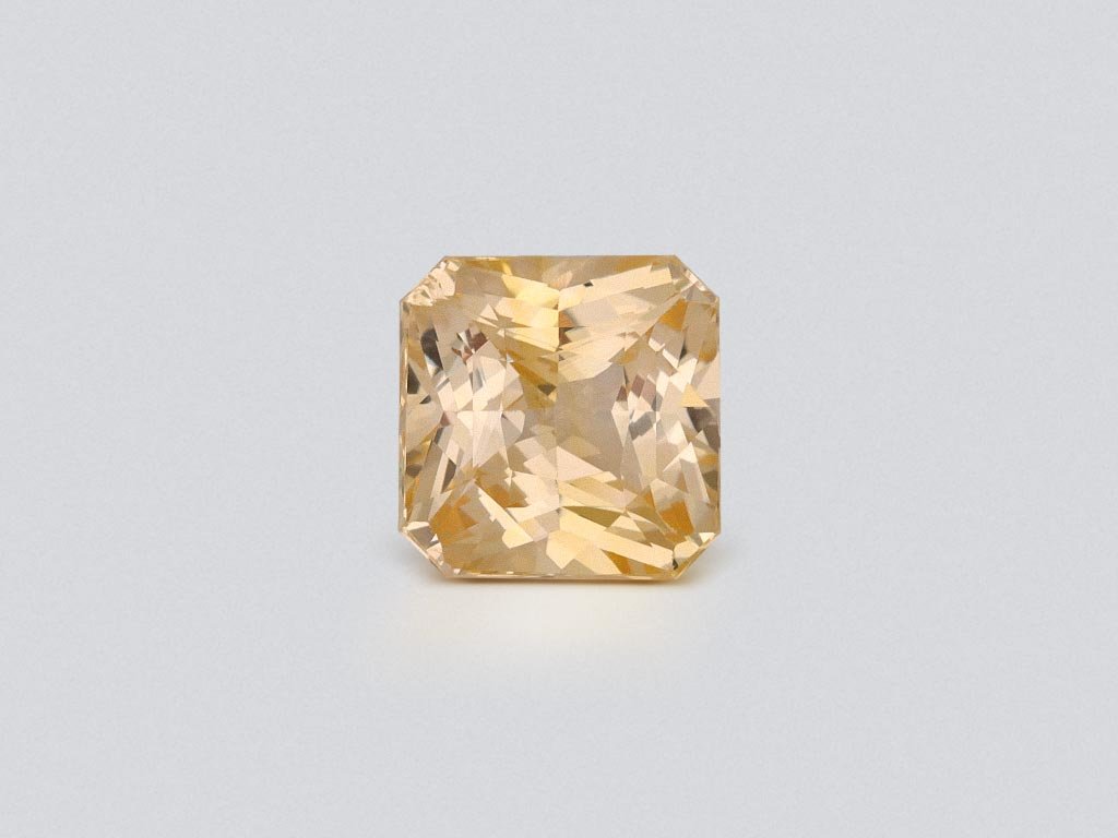 Unheated Pastel Yellow sapphire in cut radiant 5.08 carats, Sri Lanka Image №1