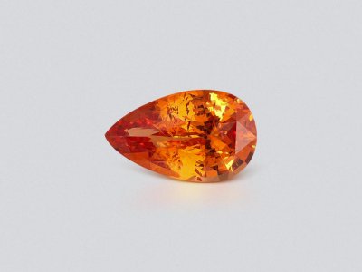 Spessartine garnet Fanta color pear shape 3.10 carats, Africa photo
