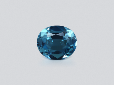 Blue tourmaline oval cut 0.96 carats, Namibia photo