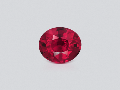 Ruby Pigeons Blood oval cut 1.23 carats, Mozambique photo