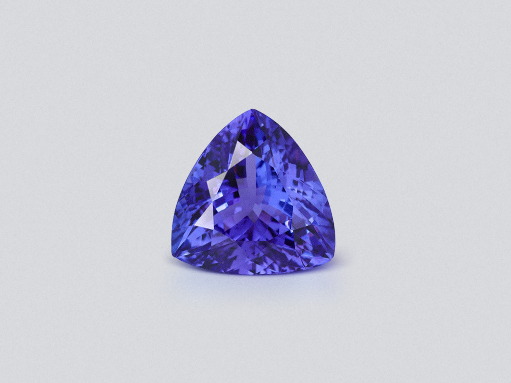 Tanzanite trillion cut 7.87 carats, Tanzania Image №1