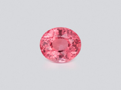 Spinel orange pink oval cut 4.61 carats, Tanzania photo