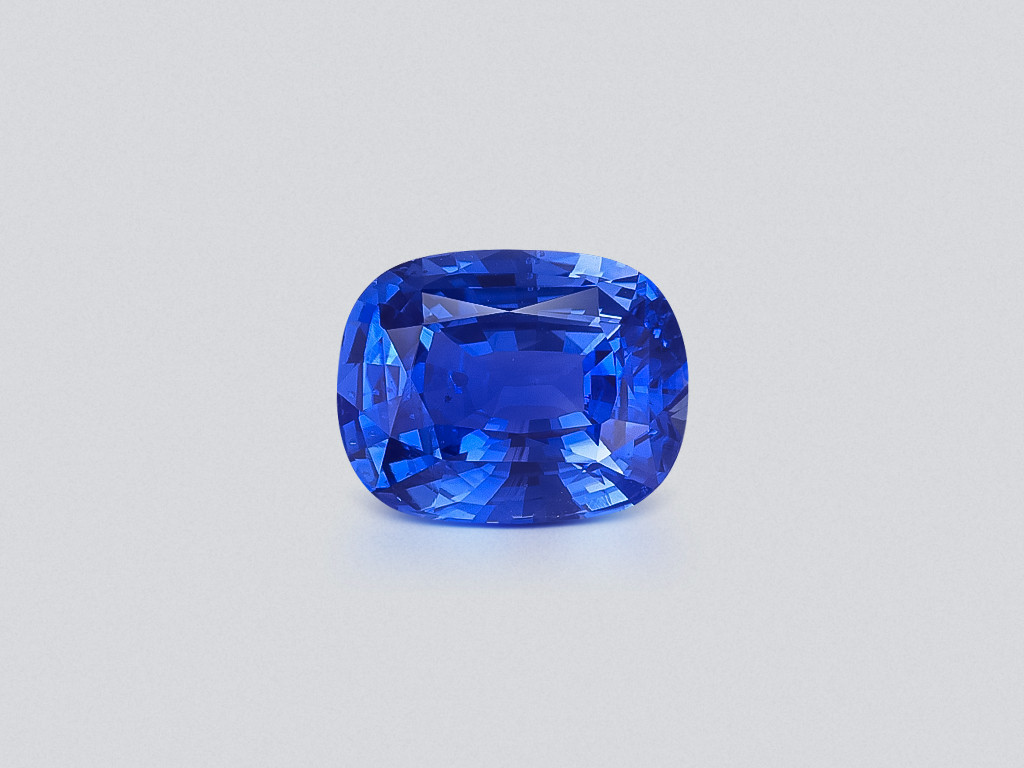 Unheated Royal Blue sapphire in cushion cut 2.52 carats, Sri Lanka Image №1