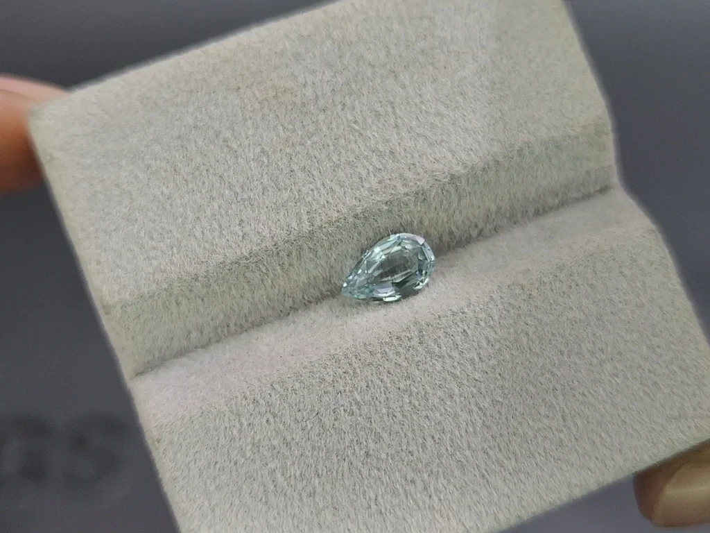 Aquamarine pear cut  0.47 carats, Madagascar Image №4