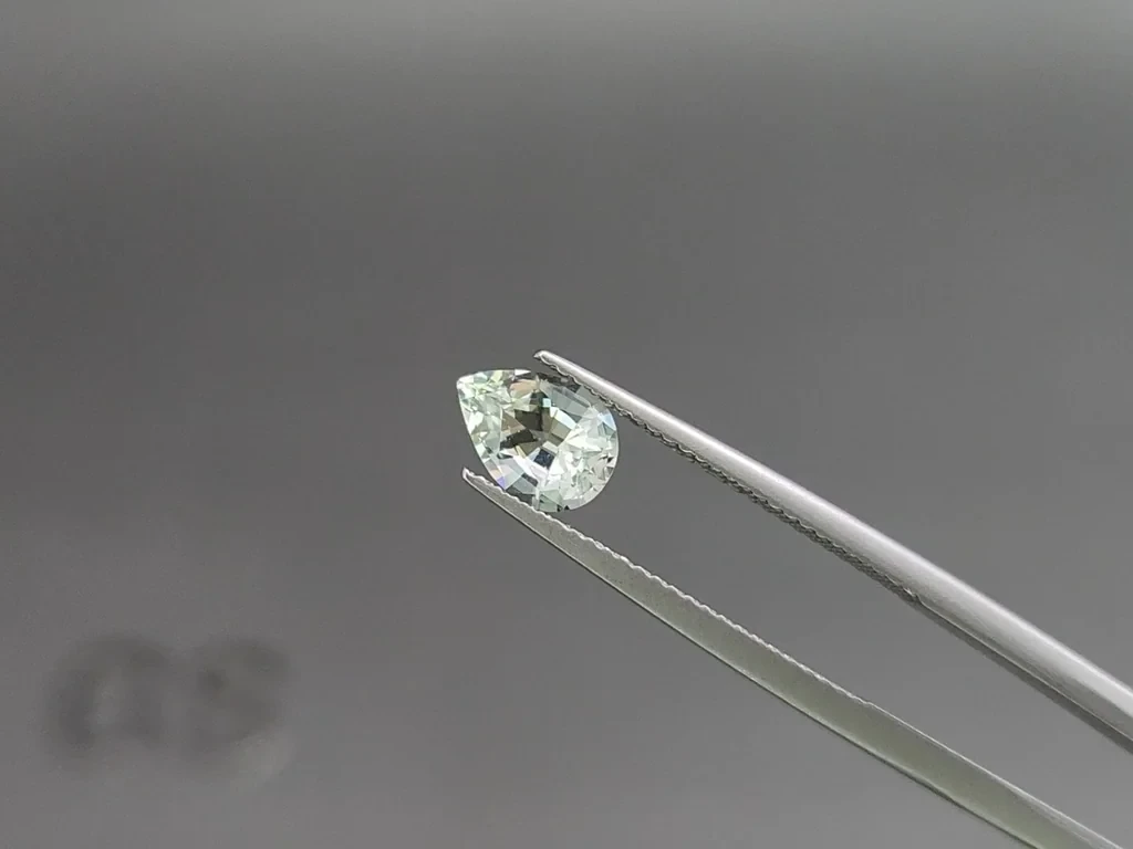 Set of aquamarines in pear cut 1.92 carats, Madagascar Image №3