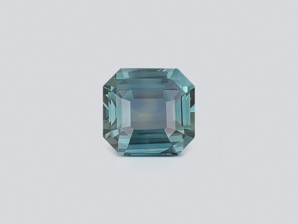 Unheated green sapphire octagon cut 2.02 carats, Sri Lanka Image №1