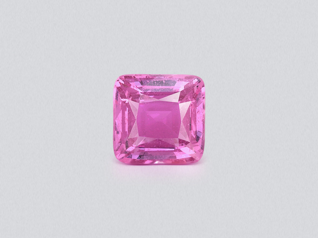 Unheated pink sapphire cushion  cut 4.12 carats, Sri Lanka Image №1