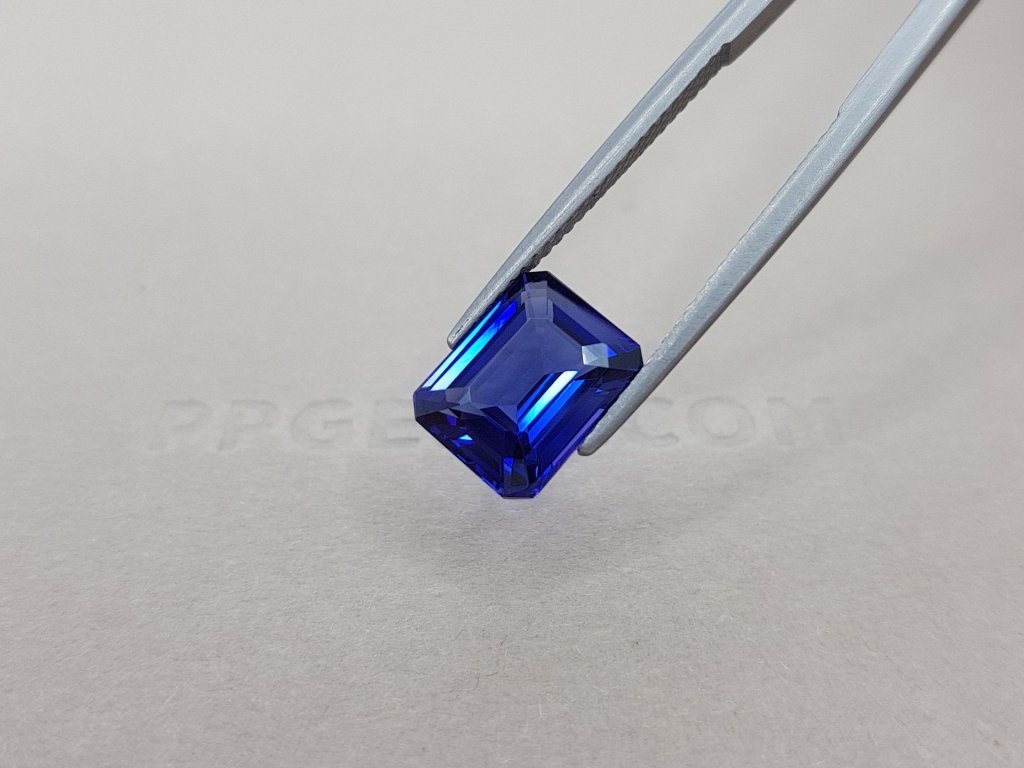 Unheated tanzanite, octagon cut 3.49 ct, GRS Image №4