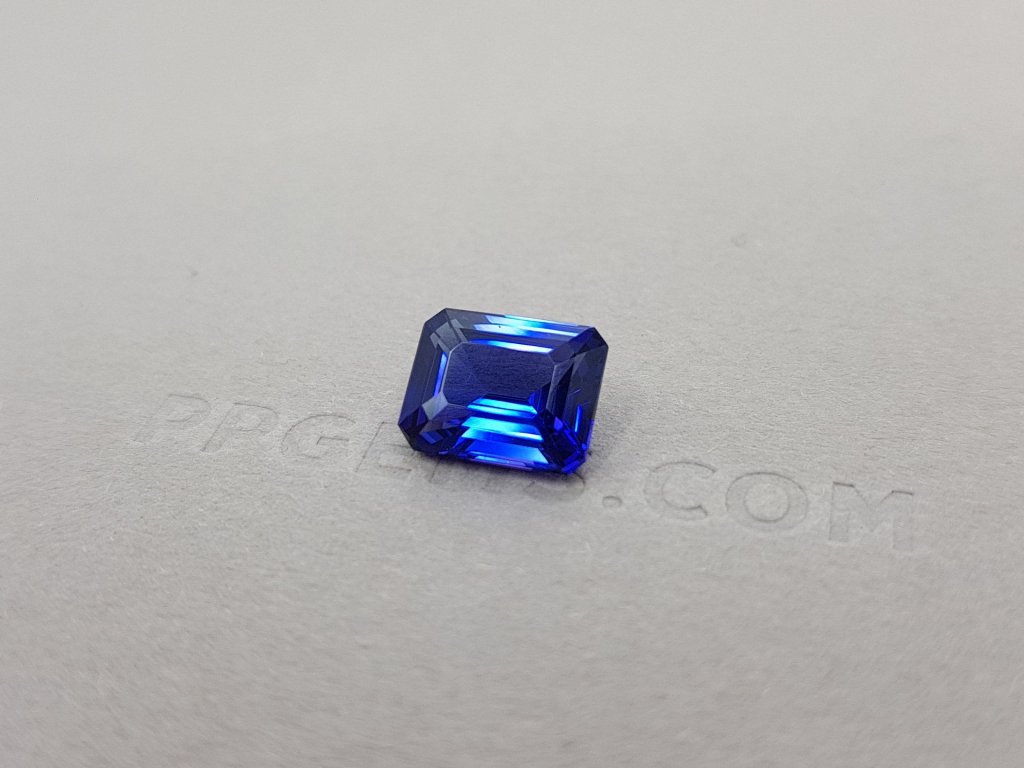 Unheated tanzanite, octagon cut 3.49 ct, GRS Image №3