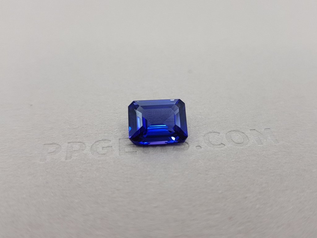 Unheated tanzanite, octagon cut 3.49 ct, GRS Image №2