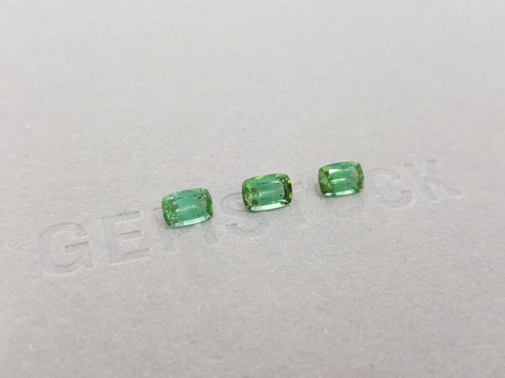 Set of tourmalines, cushion cut 1.46 ct, Afghanistan Image №3