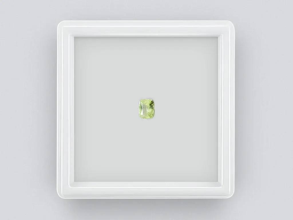 Cushion cut tsavorite 0.47 ct, Africa Image №1