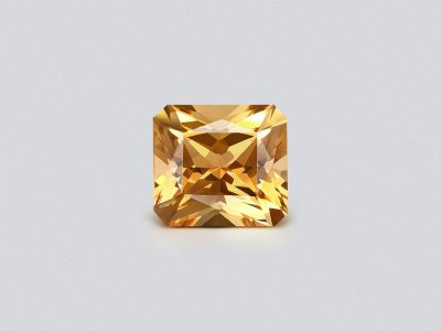 Golden topaz Imperial 3.41 carats in radiant cut, Brazil  photo