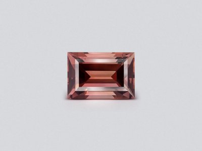 Cognac pink tourmaline in baguette cut 11.00 carats, Africa photo