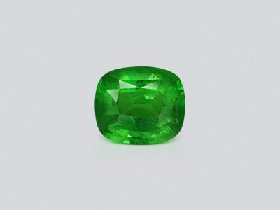 Neon green tsavorite garnet in cushion cut 2.19 carats, Tanzania photo