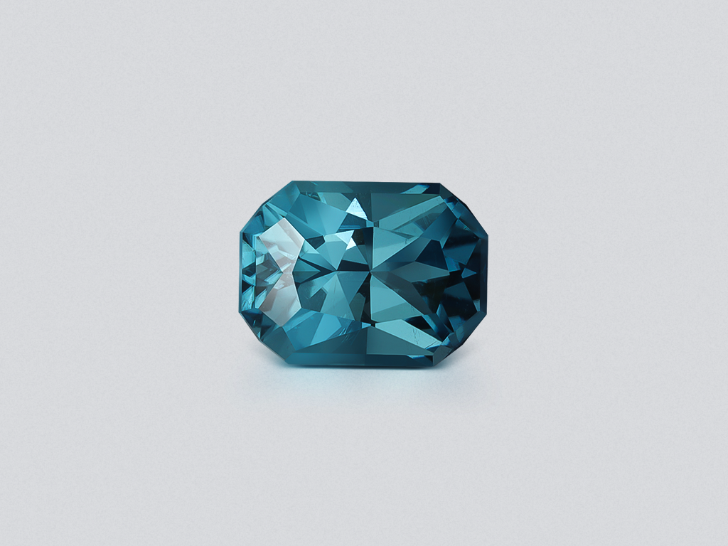 Blue tourmaline radiant cut 2.20 carats, Namibia Image №1