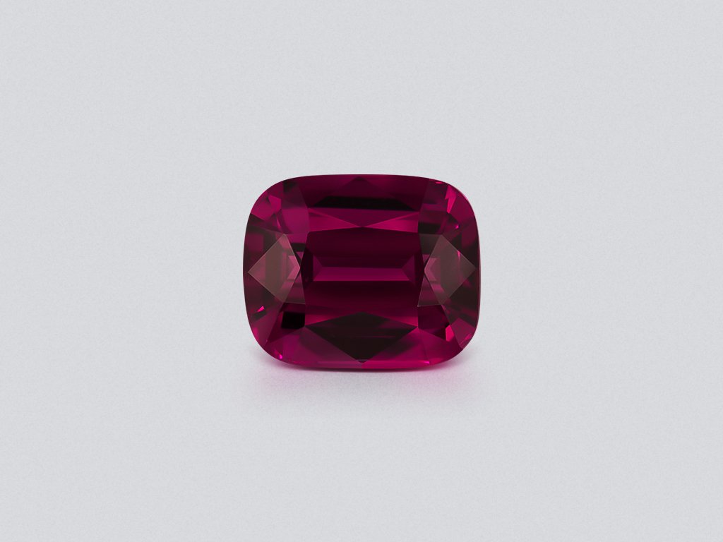 Garnet rhodolite cushion cut 8.00 carats, Tanzania Image №1