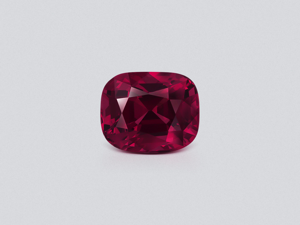Rhodolite garnet cushion cut 4.05 carats, Tanzania Image №1
