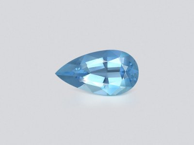 Santa Maria aquamarine pear cut 3.35 carats, Madagascar photo