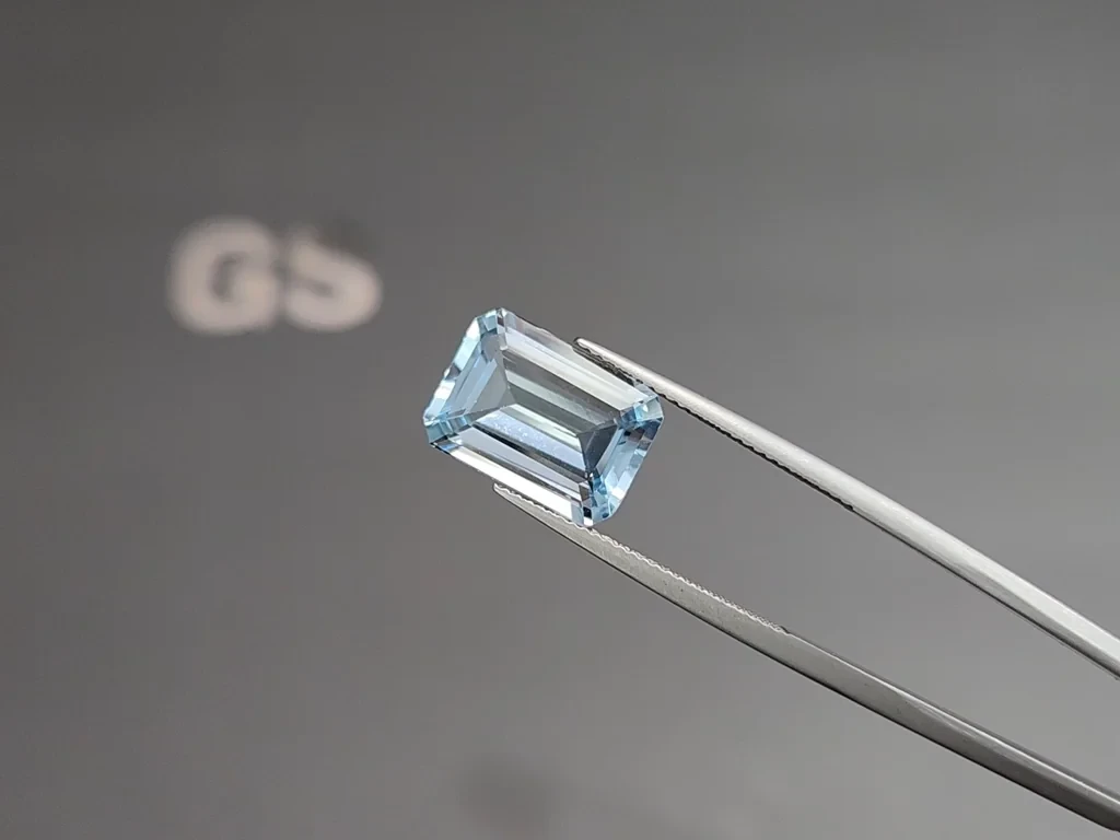Aquamarine octagon cut 5.76 carats, Madagascar Image №3