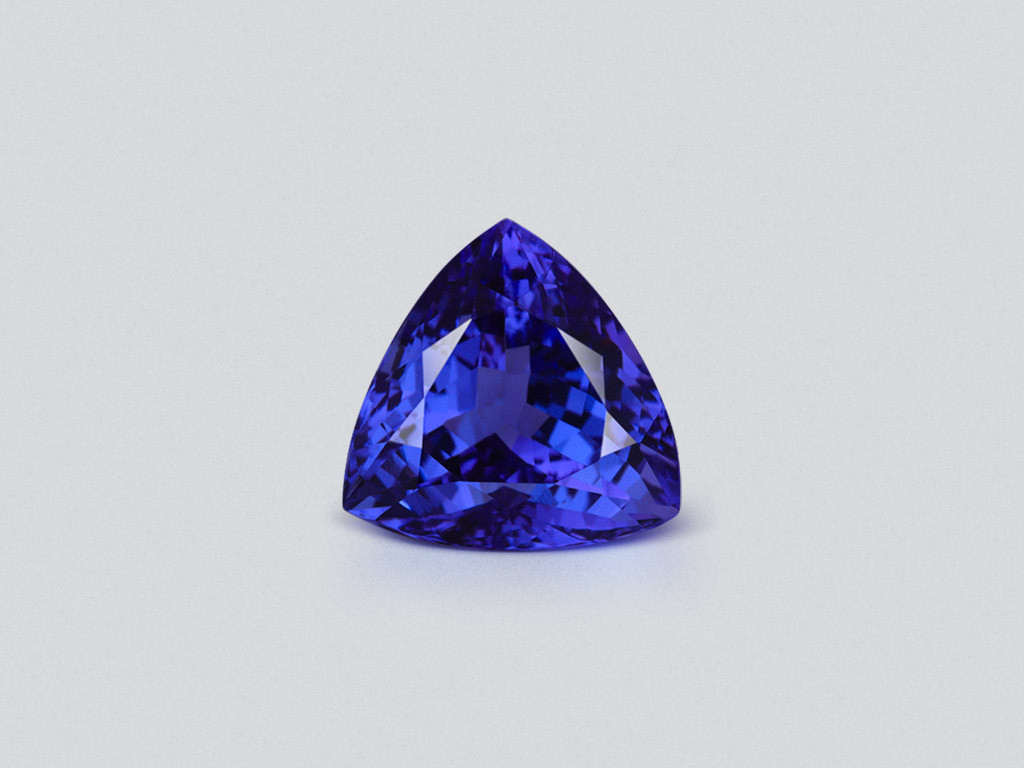 Tanzanite trillion cut 7.13carats, Tanzania Image №1