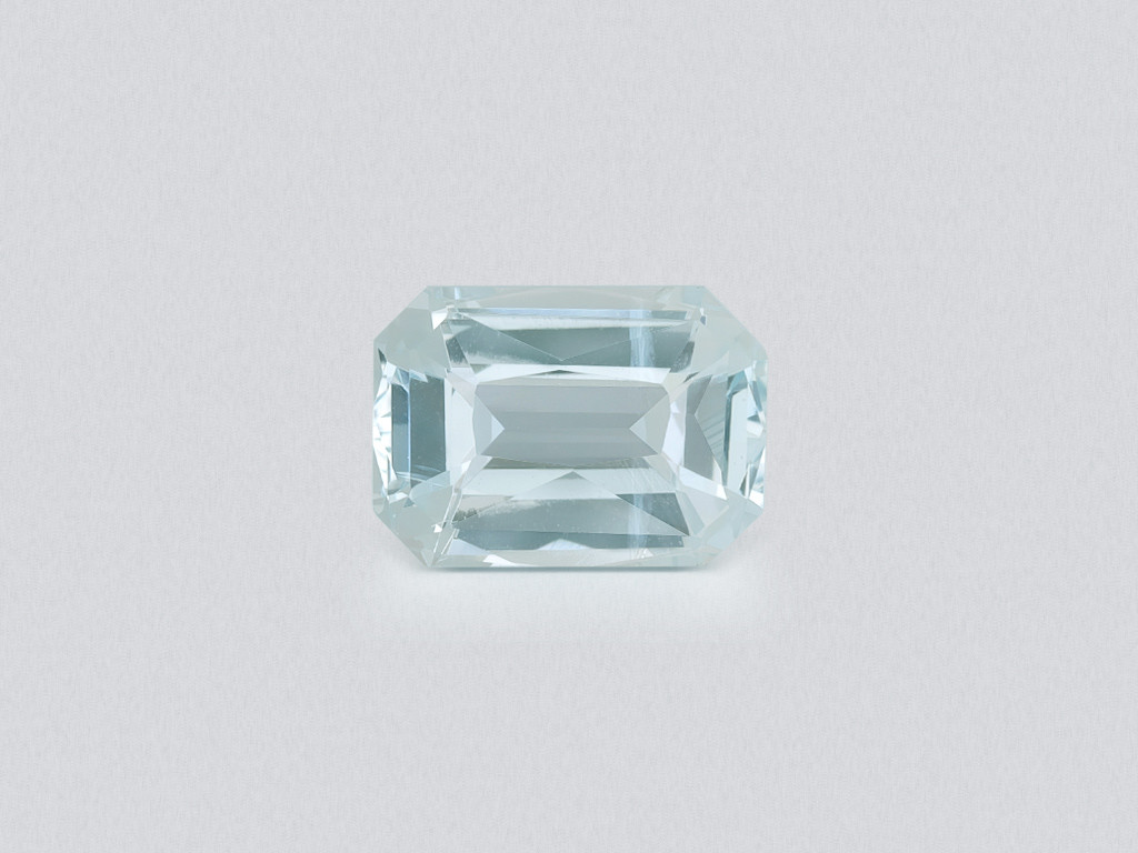 Aquamarine cushion cut 0.48 carats, Madagascar  Image №1