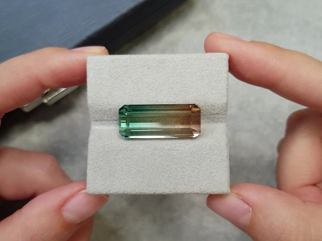 Polychrome tourmaline 14.93 ct Image №2