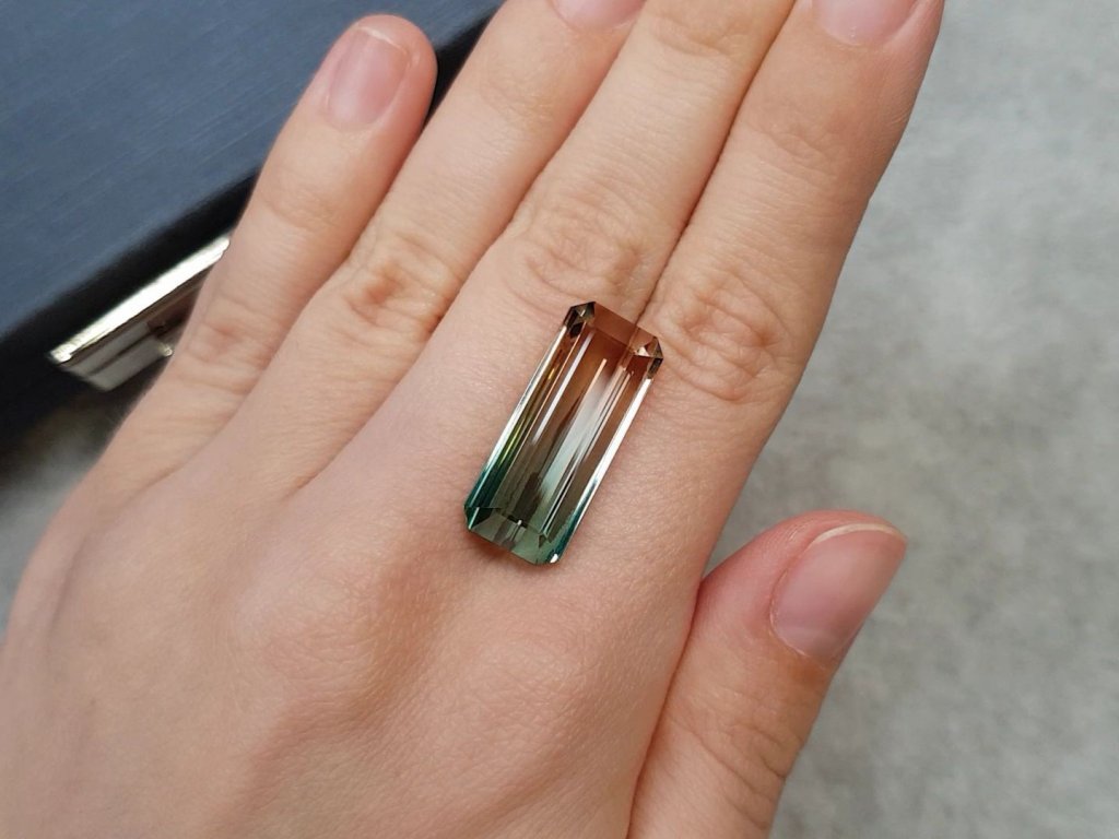 Polychrome tourmaline 14.93 ct Image №3