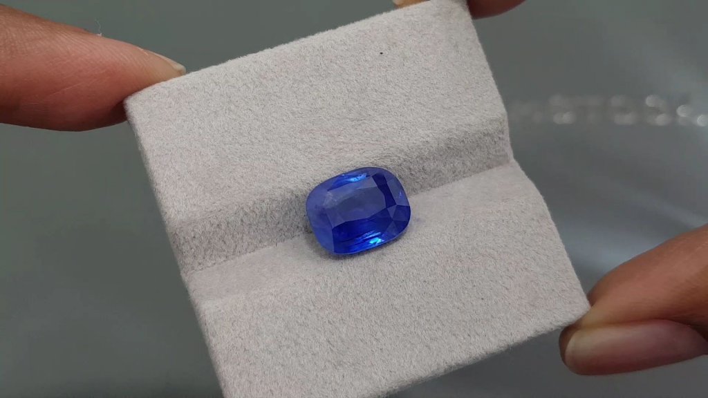 Unheated sapphire cushion cut 6.43 ct from Sri Lanka Image №5