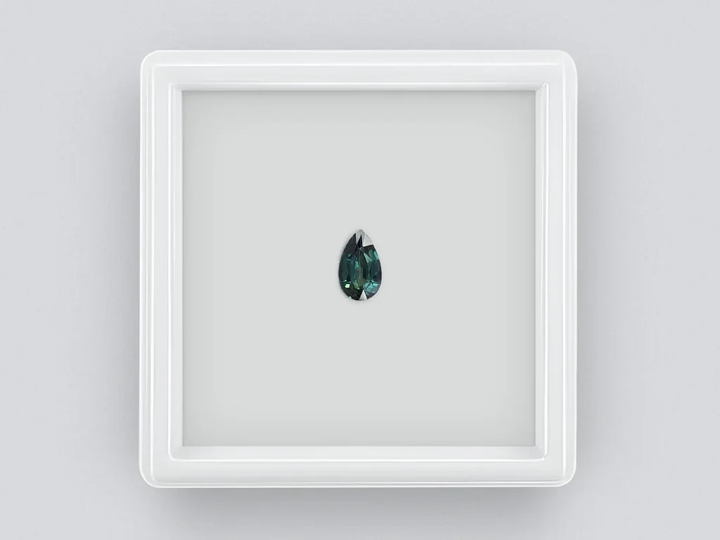 Pear cut sapphire 1.00 ct, Madagascar Image №1