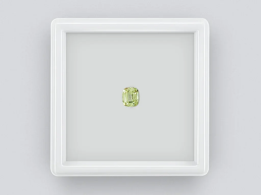 Light green tsavorite garnet 0.72 ct, Africa Image №1