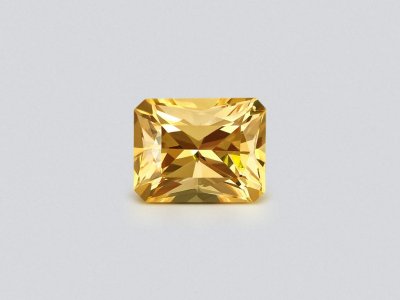 Golden topaz Imperial 3.96 carats in radiant cut, Brazil  photo