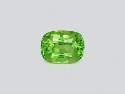 Green tsavorite garnet in cushion cut 2.10 carats, Tanzania photo