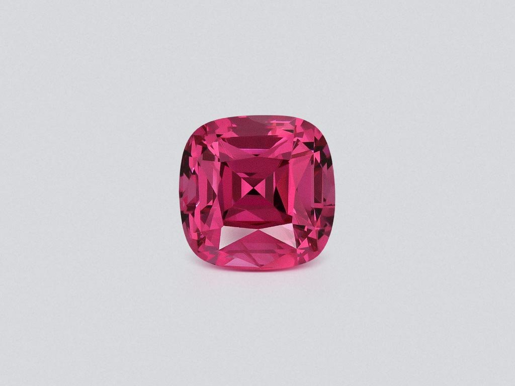 Spinel Mahenge Vivid Pink cushion cut 2.37 carats, Tanzania Image №1