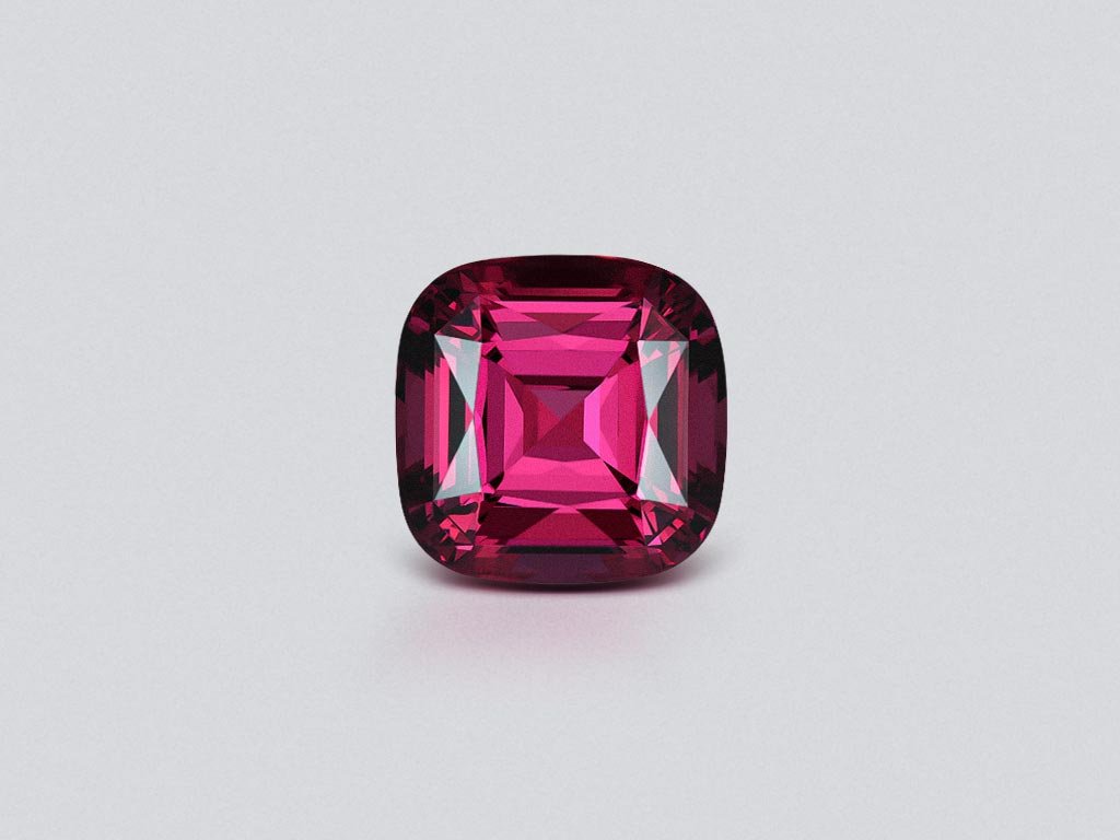 Garnet rhodolite cushion cut 21.56 carats, Tanzania Image №1