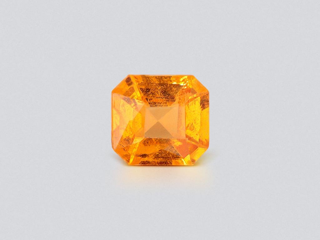 Garnet spessartine Fanta color octagon cut 1.77 carats, Africa Image №1