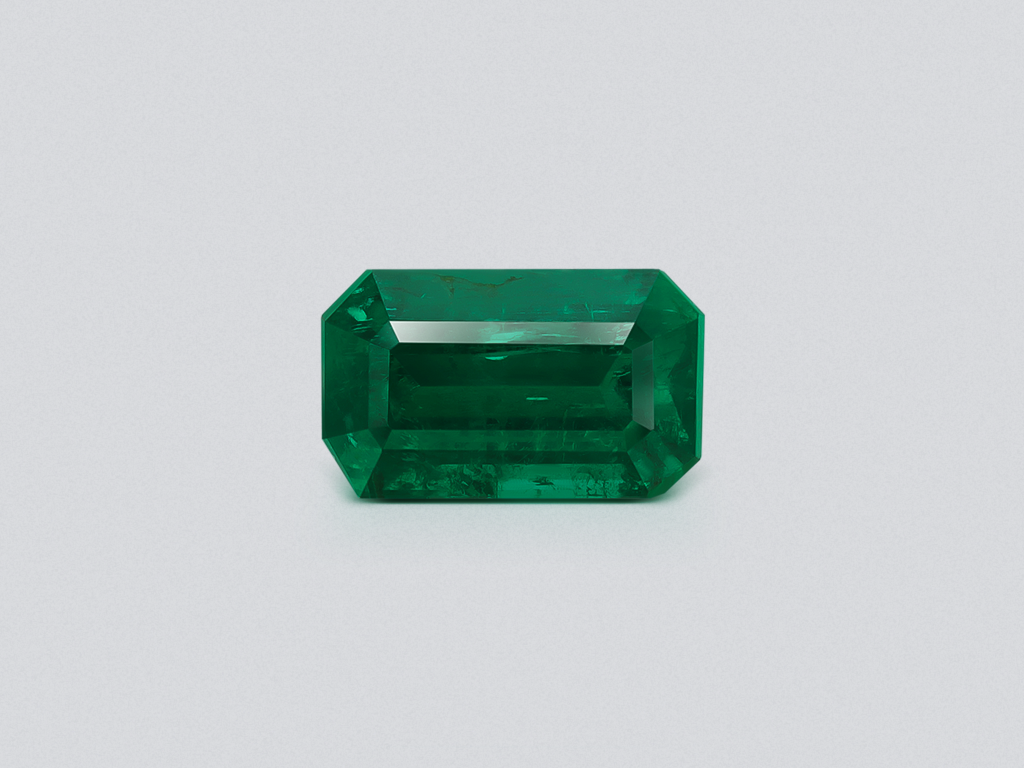 Vivid green Panjshir emerald in octagon cut 1.12 carats Image №1