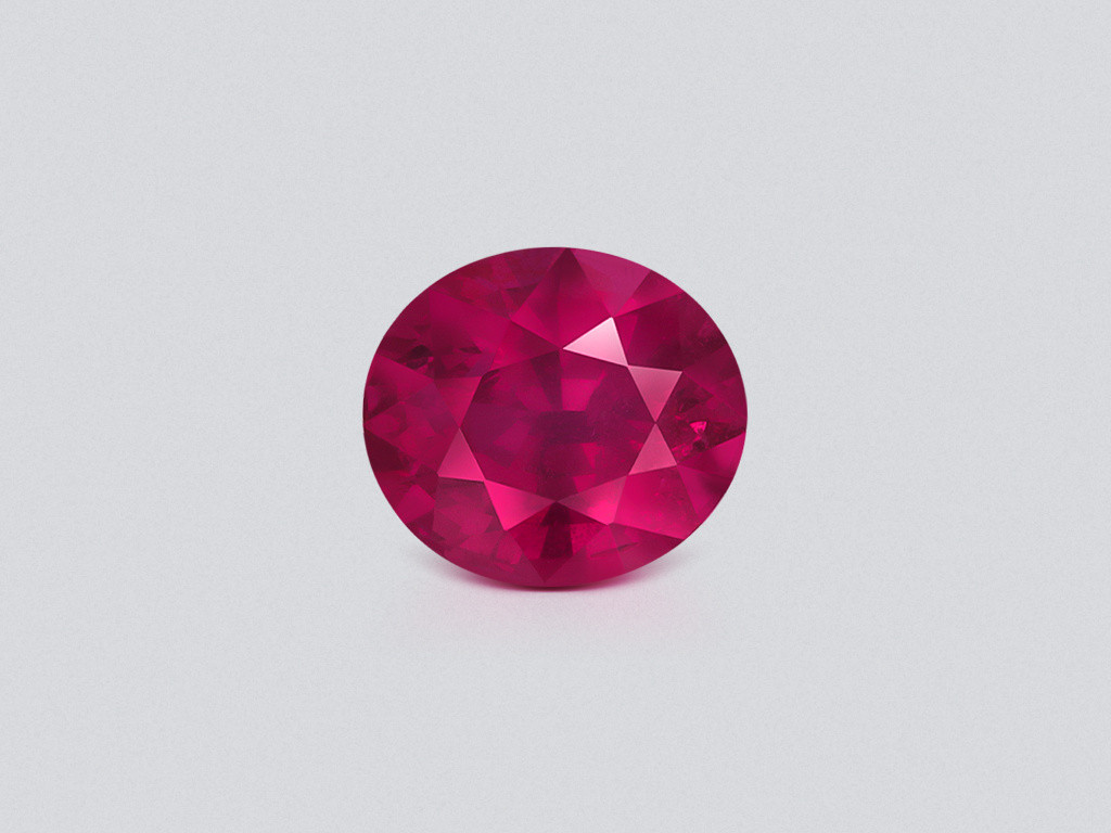 Unheated ruby oval cut  2.01 carats, Mozambique Image №1