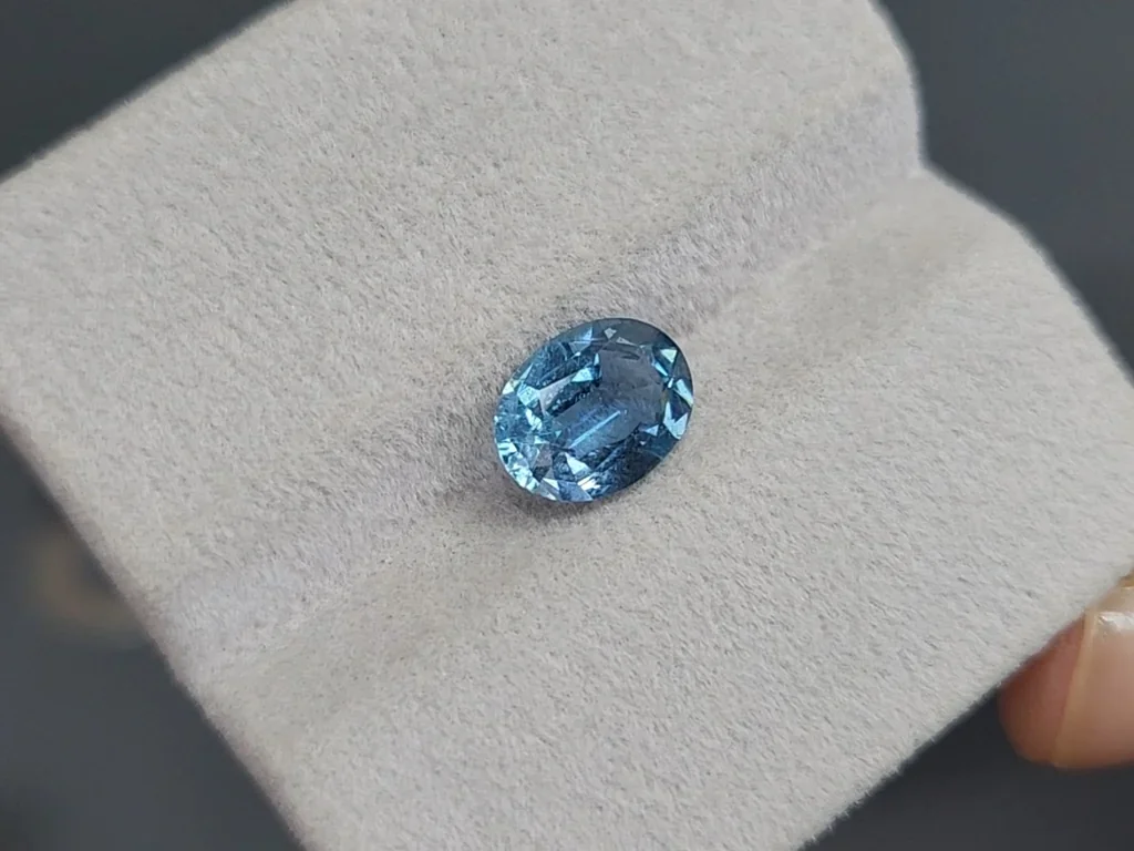 Aquamarine Santa Maria oval cut 1.71 carats, Madagascar Image №4