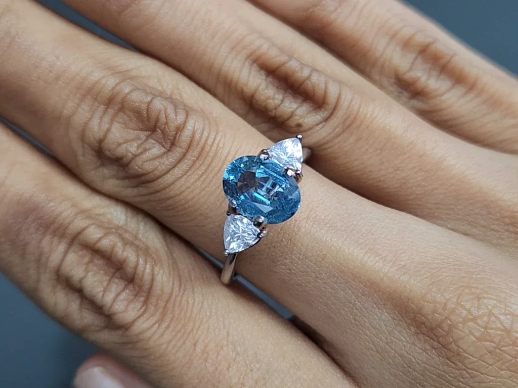 Aquamarine Santa Maria oval cut 1.71 carats, Madagascar Image №5